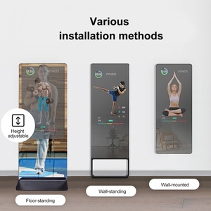 43 inch thông minh tập thể dục Gương treo tường tương tác ma thuật gương kính cho phòng tập thể dục Yoga Màn hình <span class=keywords><strong>LCD</strong></span> thiết bị kỹ thuật số hiển thị - Product Image 5