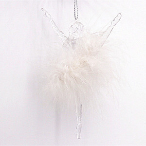 Bolas famosas, adorno de plumas de wuth para decoración de árbol de Navidad - Product Image 2