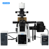 Mikroskop Inverted Fluoresensi Tingkat Penelitian OPTO-EDU A16.0950 dengan Kamera Digital