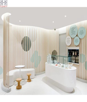 Comptoir de bar intérieur contemporain de luxe en pierre artificielle, étanche, avec éclairage LED, écologique, pour ferme, salle de sport, sous-sol, usage commercial