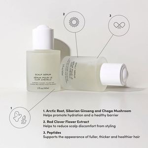 เซรั่มบำรุงหนังศีรษะสูตรออร์แกนิค ลดรังแค ปรับสมดุลเส้นผม สารสกัดจากโคลเวอร์แดง สารสกัดจากโสมไซบีเรีย เปปไทด์ ช่วยให้หนังศีรษะดูหนาขึ้น ดูอิ่มฟูขึ้น - Product Image 5
