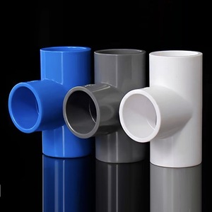 Conexiones en T de PVC Yuxin de Diámetro Igual 32 40 50 63 70 75 mm para Suministro de Agua y Drenaje - Product Image 1