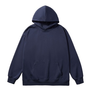 Sweat-shirt à capuche en coton pur 300G pour homme 2025 - Surdimensionné, vierge, imprimé sur mesure, streetwear d'automne, décontracté - Product Image 3
