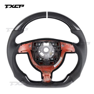 Volante de fibra de carbono apto para Porsche lenkrad <span class=keywords><strong>Cayenne</strong></span> Panamera911 997 985 981 996Mk2 Boxster Cayman 987 volante LED - Product Image 1