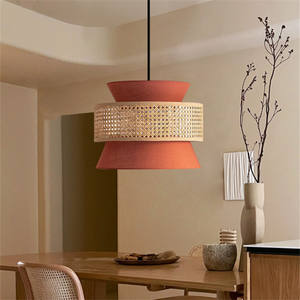 Lampadario a sospensione <span class=keywords><strong>in</strong></span> Rattan di bambù di <span class=keywords><strong>vimini</strong></span> lampadario <span class=keywords><strong>in</strong></span> Rattan di <span class=keywords><strong>vimini</strong></span> fatto a mano di nuova tendenza per la sala da pranzo del Bar dell'isola della cucina - Product Image 3