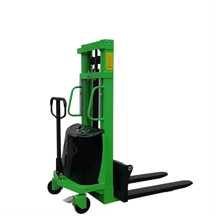 Electric Hydraulic Stacker Battery Operated Semi Electric Hydraulic Hand Pallet Stacke