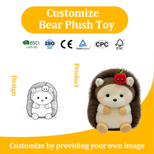 Peluche hérisson personnalisée avec logo ODM OEM, jouet en peluche doux et mignon, cadeau commémoratif pour événements et fêtes - Product Image 1