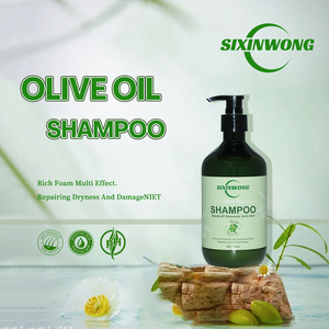 Shampoo à l'huile d'olive personnalisé Anti-frisottis Répare Réduit les dommages causés par la sécheresse Lisse <span class=keywords><strong>Cheveux</strong></span> brillants Pointes fourchues Hydrate Soin quotidien Formule 2 en 1 - Product Image 2