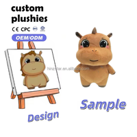 Mini Peluche Personnalisée Douce et Moelleuse, Jouet en Peluche Personnage de Dessin Animé, Décoration Maison, Cadeau d'Anniversaire