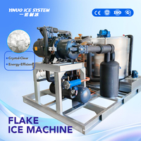 Vente flash - Machine à glace en flocons CBFI - Contrôle automatique par PLC - Machine à glace en flocons commerciale pour les navires de pêche et les marchés de poissons