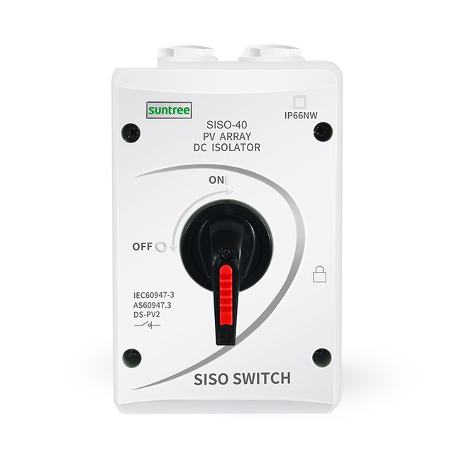 SUNTREE Manufacture Made in China SISO-40 Easy to Install DC PV Outdoor IP66 Isolating Switch 1200V 40A for Solar System