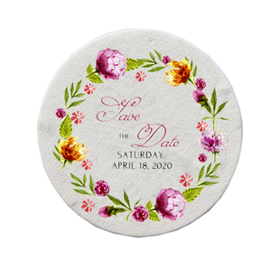 Cuốn Tiểu Thuyết 100% handmade phân hủy nảy mầm thẻ giấy hình dạng tùy chỉnh lời mời đám cưới menu Thẻ Bảng thẻ - Product Image 5