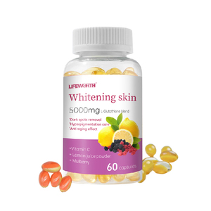 Cápsulas de Colágeno Múltiple para el Cuidado de la Piel y Aclaramiento, con Ácido Hialurónico y Vitamina C, para Adultos (60/90/120 Cápsulas/Botella) - Product Image 6