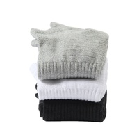 Chaussettes de course athlétiques respirantes noires et blanches en coton personnalisées pour hommes et femmes, chaussettes courtes de sport, chaussettes de sport à la cheville