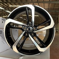 Ruedas de aleación YXQ para Honda 19*8,5 ET 35 Black Machine Face Wheels A356 Aleación de prueba de impacto Bujes de aleación de aluminio