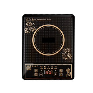 Gran oferta 110V 220V estufa de inducción estufa eléctrica 2000W vitrocerámica incorporada 2 quemadores Cocina de Inducción - Product Image 2