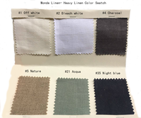Serviettes en lin lavées à la pierre naturelle française 100% personnalisées serviettes de mariage