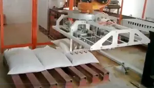 End Of Line Packaging Full Auto 25kg Bag Automatic Robot Palletizer