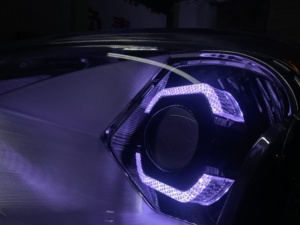 Kit Universal de Anillos de <span class=keywords><strong>Halo</strong></span> LED RGB de Cristal 5D de 2.5" y 3" para Faros Delanteros de Automóviles Lexus, Audi y Toyota, con Control por Aplicación - Product Image 5