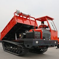 Camion benne à chenilles Capacité de 5 tonnes pour les plantations de palmiers et de caoutchouc sur terrain montagneux