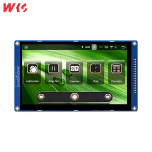 Layar LCD tft 7 inci 800x480, layar sentuh kapasitif PCAP Antarmuka RGB 7 inci