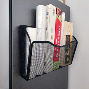 Mesh Wall File Holder Office Hanging File Folder Magazine Rack Magnetic kitchen rack