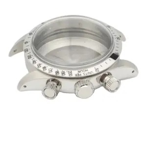 Manufacturer High Quality CNC Polished Silver Waterproof Stainless Steel Watch Case Wholesale