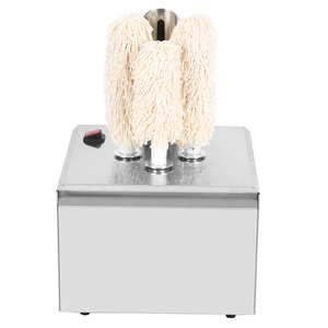 Machine à polir le verre électrique à 5 têtes, polisseuse et sécheuse commerciale pour verres, 330-660 verres/heure pour bars, restaurants et services de restauration - Product Image 1