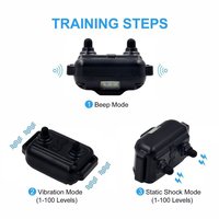 Collar de Adiestramiento Eléctrico para Perros, Collar Antiladridos Impermeable para Mascotas con Control Remoto Recargable, Dispositivo Antiladridos para Perros de Todos los Tamaños