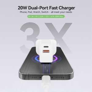 Adaptor daya 20W PD <span class=keywords><strong>USB</strong></span> <span class=keywords><strong>C</strong></span>, pengisi daya super blok pengisi daya Tipe <span class=keywords><strong>C</strong></span> dengan kabel - Product Image 5
