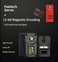 6 Servomotores STS3215 de 7.4V 1/345 para Brazo Robótico SO-ARM100, 19kgcm de Alto Torque, Servomotor Inteligente con Bus TTL FE-URT-1 MOTORS