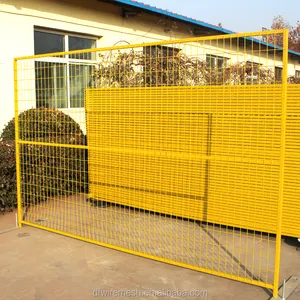 Temporärer Zaun für Baustelle