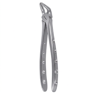 คีมถอนฟัน BK IND CE Certified Dental Extraction Forceps Fig. ฟันกรามบนขวา 65R สีเงิน แบบแมนนวล ด้ามจับแบบมีลายคลื่น คลาส I 30 ตำแหน่งขากรรไกร - Product Image 1