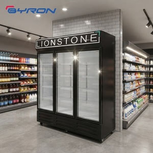 Enfriador de Bebidas Vertical de Bajo Consumo, Refrigerador Comercial para Bebidas, para Tiendas Comunitarias, Campus, Almacenamiento de Agua Fría LC Gla - Product Image 1