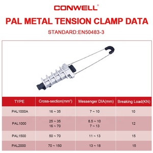 Ad alta Tensione Isolante del cavo di metallo filo elettrico <span class=keywords><strong>morsetto</strong></span> - Product Image 3