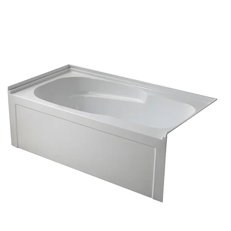 Factory wholesale best price bathroom walk in bath tub fiberglass acrylic apron bath tub