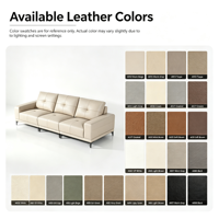 Luxus-Couch Wohnzimmer-Sofa Luxus-Ledersofa-Set Italienisches Ledersofa-Set Modulares Ecksofa Modernes Ecksofa-Set