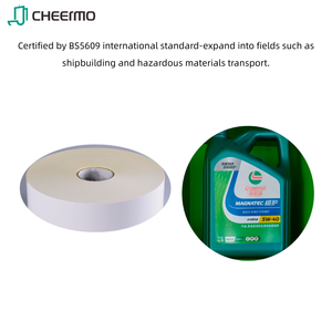 Bs5609 chứng nhận PVC độ bám dính cao thu nhỏ Nhãn mới thùng dầu dán hóa chất băng dính hóa chất bao bì nhãn - Product Image 6