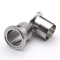 Raccord Sanitaire Tri-Clamp Personnalisé en Acier Inoxydable Forgé 304/316L, Surface Lisse, Marque LUNYU, 6mm-63.5mm, Alimentaire et Pharmaceutique, Garantie 1 An