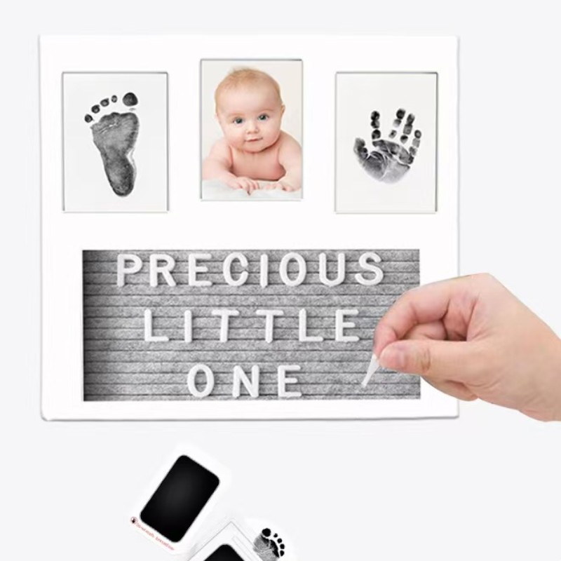 Foot Print Frame Kit Message Board for Home Decor Baby Shower Gifts