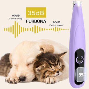 Klassischer Stil Haustier Elektrischer Fuß haars ch neider Tragbarer Hund Katze Beauty Trimm geräte LED Digital anzeige Power Lighting Haustiere - Product Image 5
