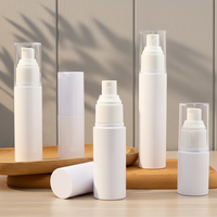 Bouteille en PET de 80 ml, 100 ml, 120 ml, 150 ml avec pulvérisateur à brume, pompe de traitement, bouteille cosmétique en plastique blanc pour lotion, emballage pour soins de la peau