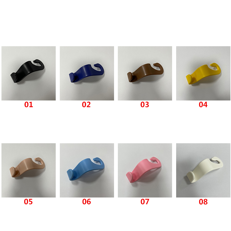 Ganci per borse da auto, in pelle, per poggiatesta