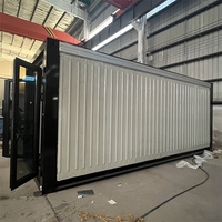 Maisons conteneurs détachables à installation rapide, bâtiments préfabriqués en acier détachables pour bureaux de chantier