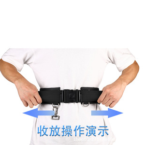 Dslr Slr Mirrorless <b>Camera</b> Waist <b>Bag</b> Adjustable Nylon Strap Professional Photography Equipment Carrier With Lens Pouch - Product Image 2