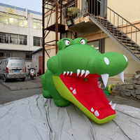 Nouveau costume de mascotte de dinosaure crocodile gonflable pour spectacle de zoo