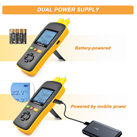 Thermomètre à double canal avec capteur thermocouple TC602, écran LCD portable