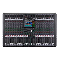 Console de mixage audio professionnelle 16 canaux avec 99 effets numériques DSP, contrôleur DJ, console de mixage audio pour spectacles sur scène, concerts en direct