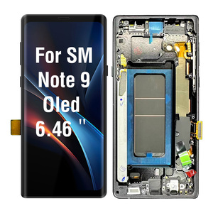 Écran LCD OLED OEM 1:1 pleine taille pour Samsung <span class=keywords><strong>Note</strong></span> <span class=keywords><strong>9</strong></span> 6,46 pouces, écran tactile avec cadre, non original, uniquement accessoires de téléphone - Product Image 1