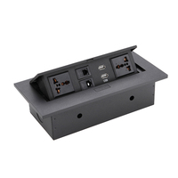 Prise de courant escamotable JIAXIN 220-240V pour plan de travail de cuisine, armoire, table, 12A